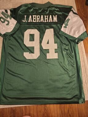 Reebok John Abraham New York NY Jets Football Jersey Mens Size XL Adult